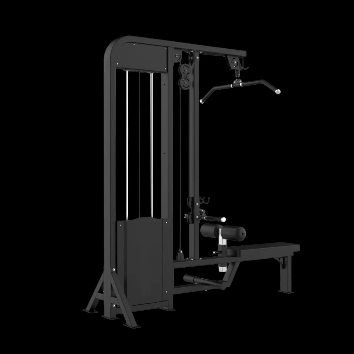 Lat Pulldown & Low Row — alternate view
