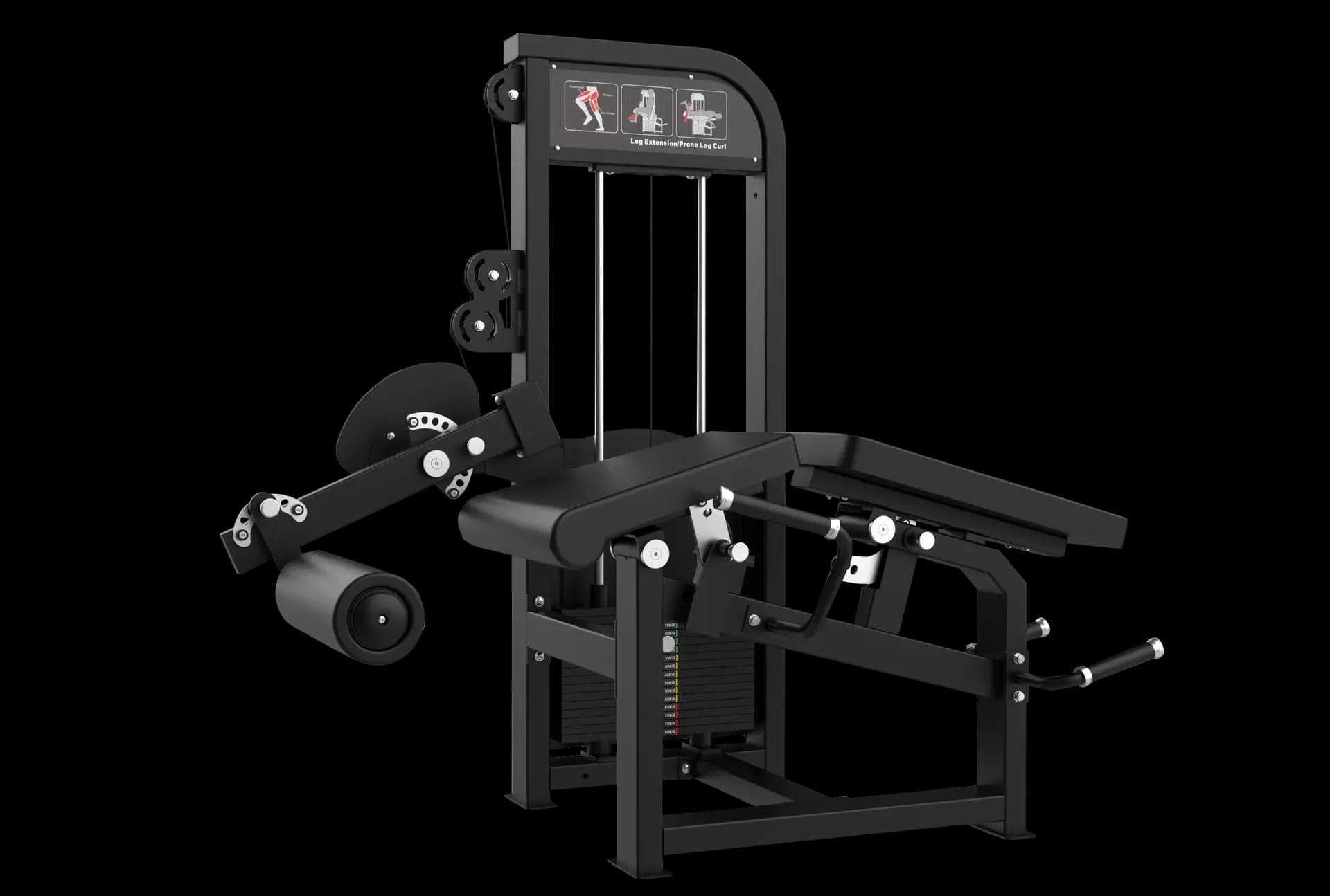 Lying Leg Curl & Extension — alternate view