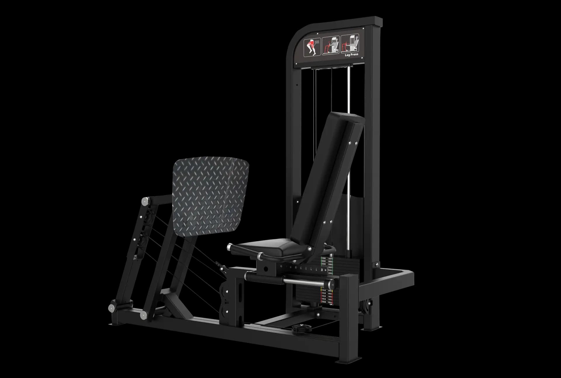 Horizontal Leg Press — alternate view