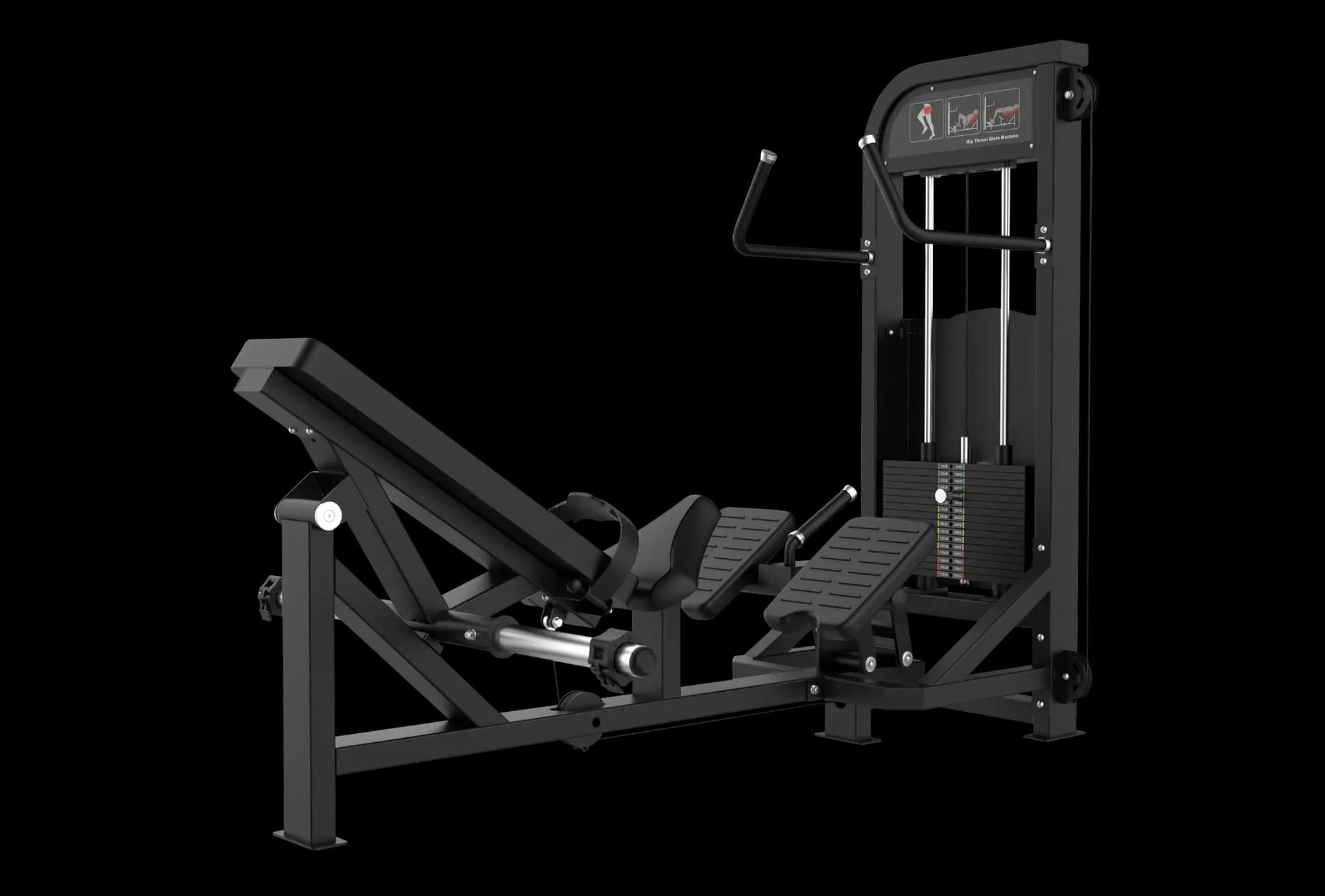 Hip Thrust Glute Pl+Stack